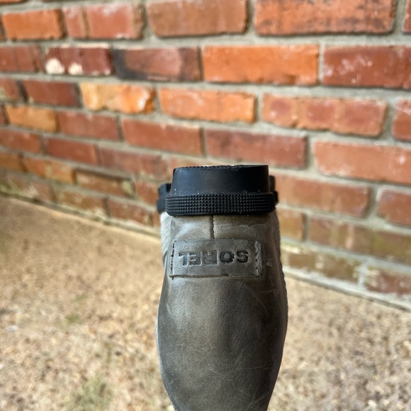 Sorel Lexie Wedge Color Quarry Red Laces Size 6.5 - Picture 4 of 8